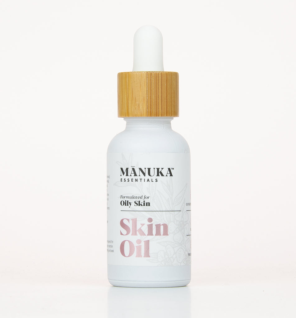 Manuka Essentials | Sebum regulating, restorative skin oil for oily skin.