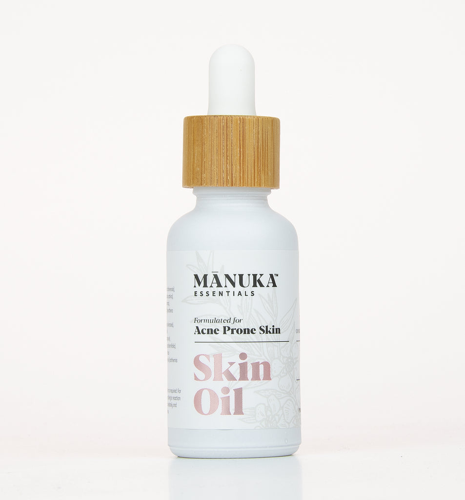 Manuka Essentials | Anti-microbial, restorative skin oil for acne prone skin.
